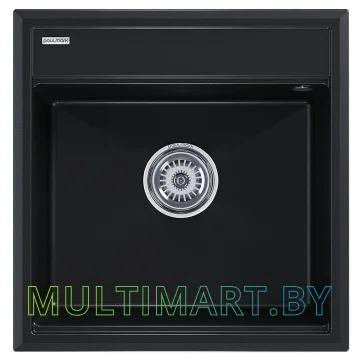 Кухонная мойка Paulmark Stepia PM115051-BLM (черный металлик)